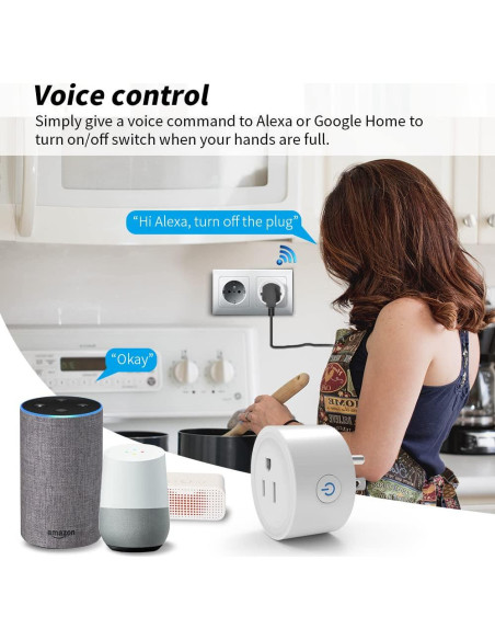 Enchufe Inteligente Wi-Fi PBDQ Mini 2.4G Control Remoto