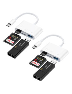 Lector de Tarjetas SD USB-C VIFIGEN para iPhone 16/15, 3-en-1