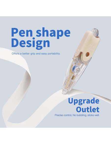 Cinta Correctora Retráctil Btwescola con 2 Recargas 5mm