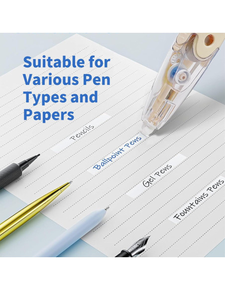 Cinta Correctora Retráctil Btwescola con 2 Recargas 5mm