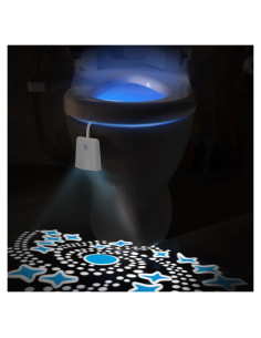 Luz Nocturna para Inodoro LAVAED LED 16 Colores Sensor Movimiento