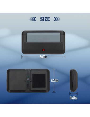 Control Remoto Universal 891LM Werhoo para Garaje 1-Pack