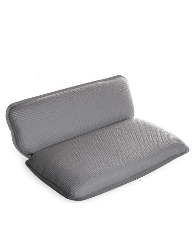 Almohada de Baño Acolchada BINO Plateada con Ventosas