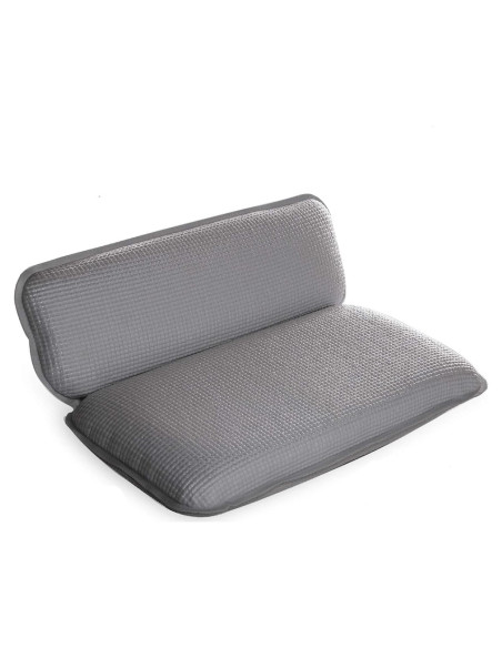 Almohada de Baño Acolchada BINO Plateada con Ventosas Almohada de Baño Acolchada BINO Plateada con Ventosas