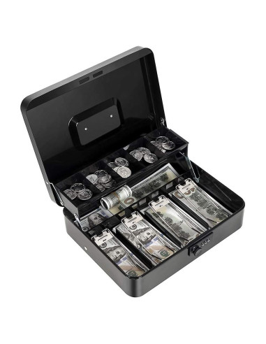 Caja de Dinero Goehiaul con Cerradura de Combinación 30x24x9 cm