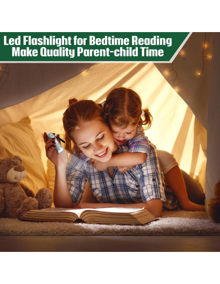 12 Mini Linternas LED VIHOSE de Aluminio Gris para Camping