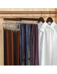 Colgador de Cinturones y Corbatas COLGADOR TOPIA CT69A 20 Ganchos 2
