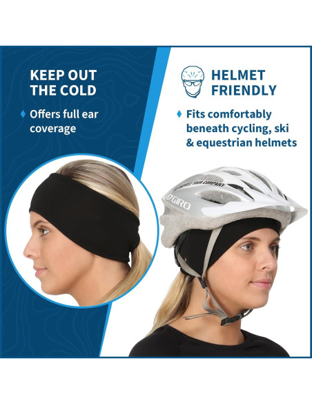 Banda para Cabello TrailHeads Power Ponytail - Mujer, Negro