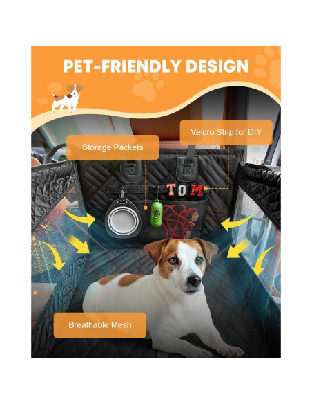 Funda de Asiento para Perros Kohree KR3713 Impermeable 900D