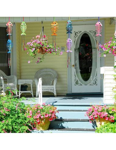 Kit de Campana de Viento Fennoral 30 Piezas Manualidades Niños