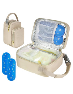 Bolsa de viaje para leche materna US-Z-M Cooler Albaricoque