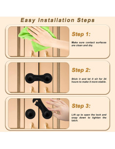 Cerraduras de Seguridad para Niños Furein - Paquete de 10 2