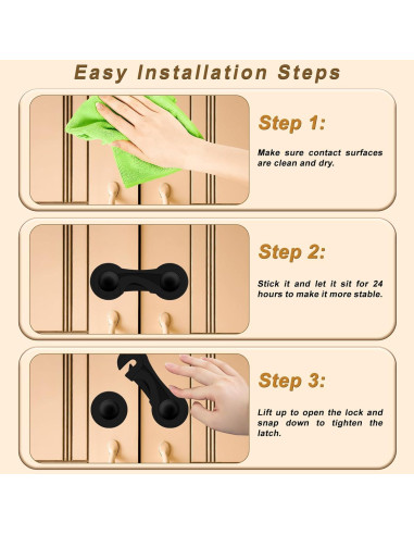 Cerraduras de Seguridad para Niños Furein - Paquete de 10