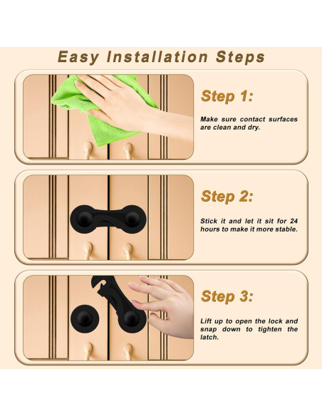 Cerraduras de Seguridad para Niños Furein - Paquete de 10