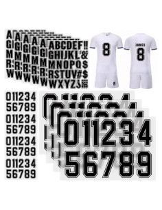 Kit 358 Pcs Números y Letras Termoadhesivos Ukontagood Negro