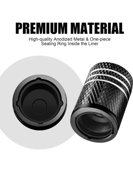 Tapas de Válvula de Neumático DEKKCAP 5 Piezas Bandera Americana