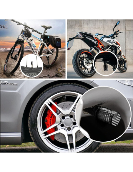 Tapas de Válvula de Neumático DEKKCAP 5 Piezas Bandera Americana