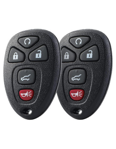 Control Remoto Entrada Sin Llave B4B para Chevy 5 Botones