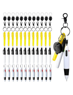 60 Bolígrafos Retráctiles Chinco para Enfermeras con Linterna LED