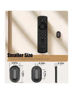 Soporte Magnético para Control Remoto Nearockle - 4 Piezas Negro 2