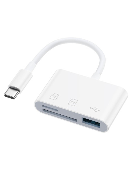 Adaptador Lector de Tarjeta Micro SD USB C FiveBox - Compatible iPhone 16, 15, Samsung