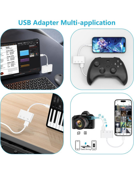 Adaptador Lector de Tarjeta Micro SD USB C FiveBox - Compatible iPhone 16, 15, Samsung