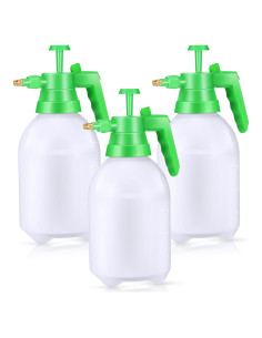 Nuogo Pulverizador Manual de Jardín 3 Pcs 2L Verde