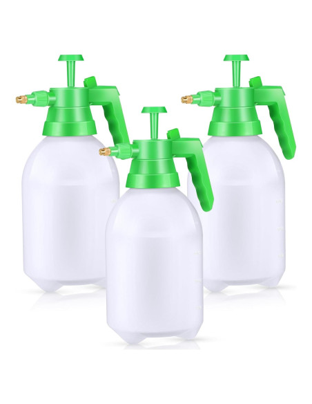Nuogo Pulverizador Manual de Jardín 3 Pcs 2L Verde