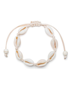 Pulsera de Conchas Puka Fesciory Ajustable para Mujeres