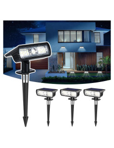 Luces Solares Toodour 4 Pzas, Impermeables para Jardín