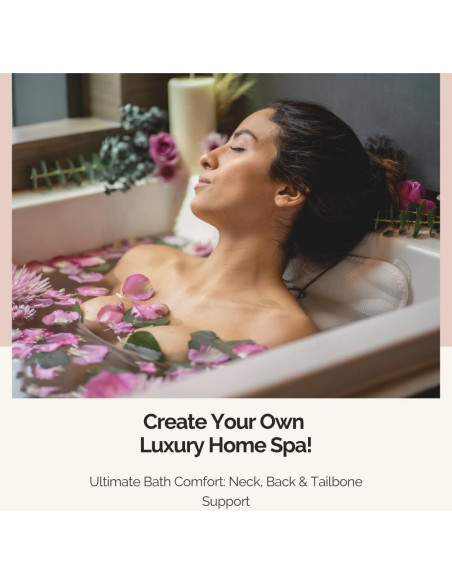 Almohada de Baño de Cuerpo Completo Monsuri - Malla Suave 121.92x40.01cm