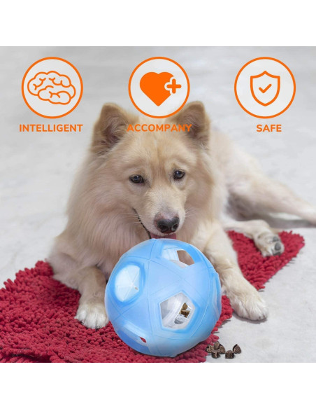 Pelota de Golosinas LumoLeaf 13cm para Perros Pequeños y Medianos Pelota de Golosinas LumoLeaf 13cm para Perros Pequeños y Medianos