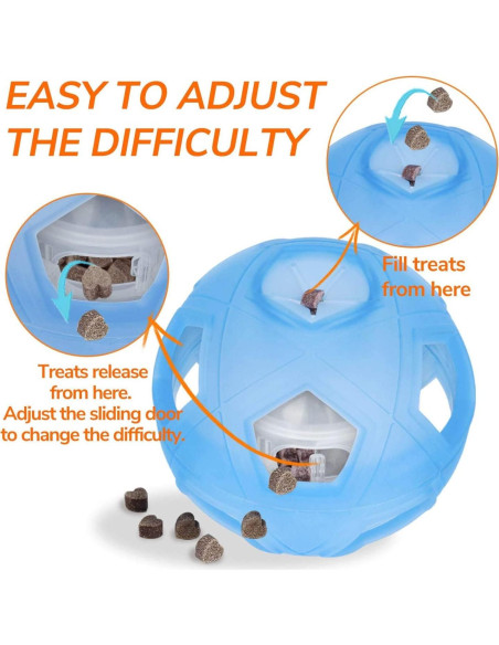 Pelota de Golosinas LumoLeaf 13cm para Perros Pequeños y Medianos Pelota de Golosinas LumoLeaf 13cm para Perros Pequeños y Medianos