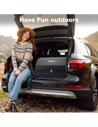 Organizador de Maletero Plegable SHALL 45L Negro para Coche