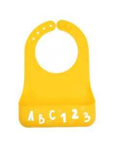 Babero de Silicona Bella Tunno - Diversión Alfabética 3-12 Meses