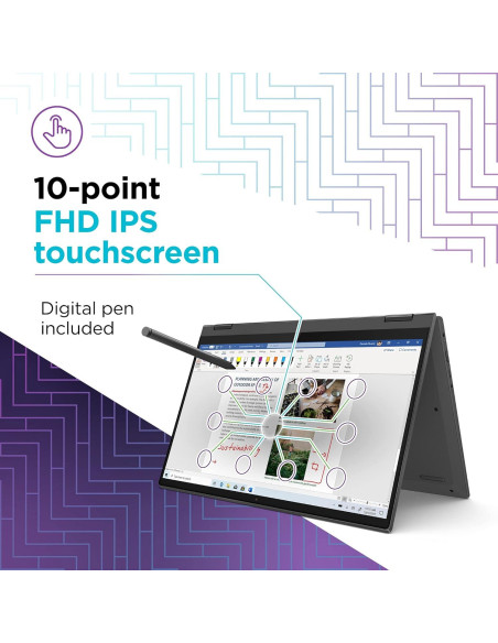 Laptop 2 en 1 Lenovo Flex 5 14" AMD Ryzen 5 16GB 256GB SSD