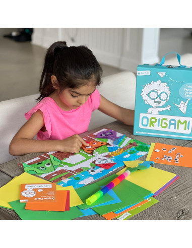 Kit de Origami Open The Joy - 150 Papeles de Doble Cara