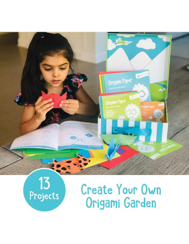 Kit de Origami Open The Joy - 150 Papeles de Doble Cara