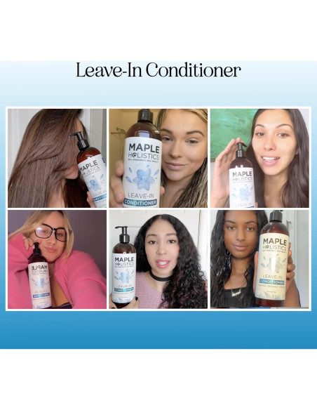Acondicionador Sin Enjuague Maple Holistics 473 ml Hidratante