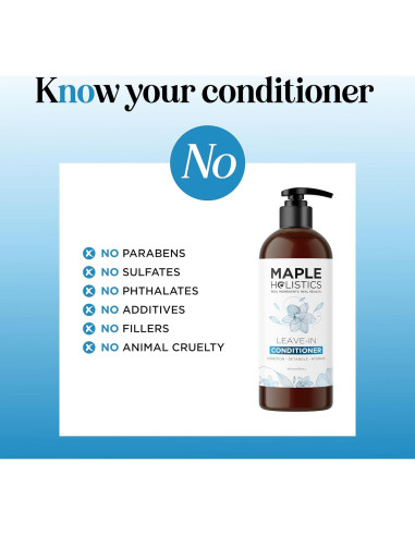 Acondicionador Sin Enjuague Maple Holistics 473 ml Hidratante