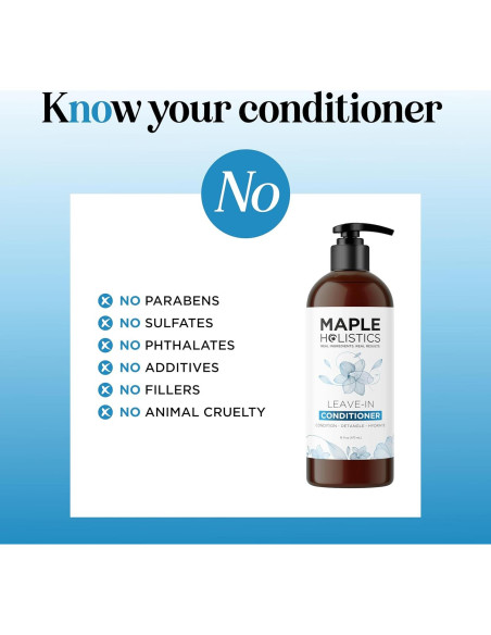 Acondicionador Sin Enjuague Maple Holistics 473 ml Hidratante