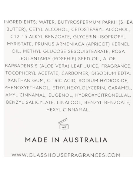 Crema de Manos Glasshouse Fragrances 100 mL Gardenia Hidratante