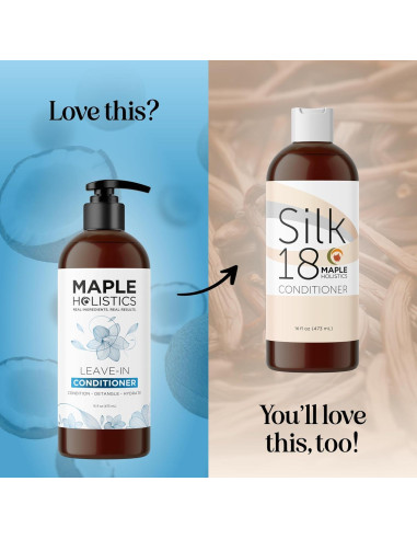 Acondicionador Sin Enjuague Maple Holistics 473 ml Hidratante