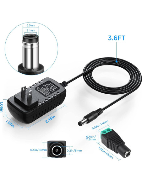 Adaptador de Poder 12V 1A ShenZhen - Transformador de Pared