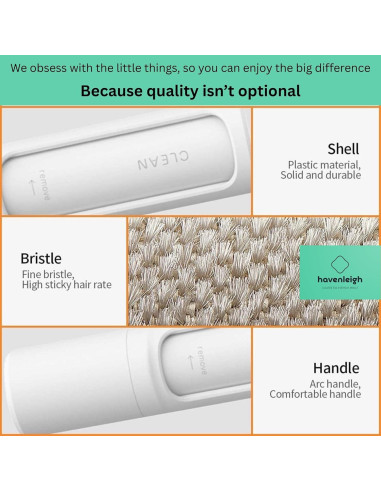 Cepillo Quitapelos Reutilizable Havenleigh - Crema de Arándano