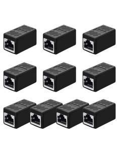 Acoplador RJ45 Hembra a Hembra Frienda 10 Piezas Cat7/6/5e