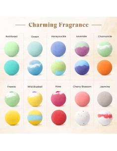 Juego de 20 Bombas de Baño Naturales ZenBombs - Hidratación y Aromaterapia 2