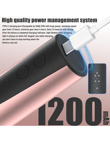 Removedor de Callos Eléctrico Bokynu MJQ-01 Rosa Recargable