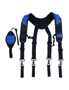 Cinturón de Herramientas KUNN con Tirantes y Pulsera Magnética