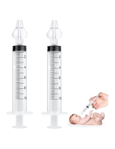 Irrigador Nasal para Bebé Vicloon 2PCS Silicona Reutilizable